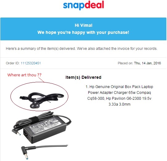 An Open Letter To Snapdeal!